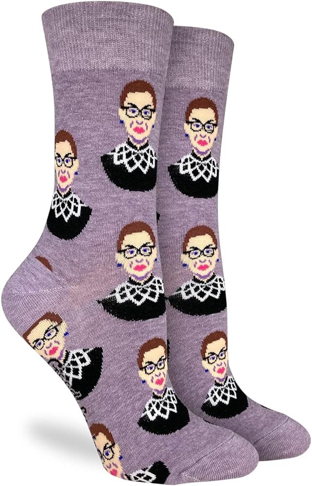 Good Luck Sock Women's Ruth Bader Ginsburg Socks, Adult | Amazon (US)