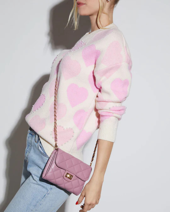 Impulse Quilted Faux Leather Crossbody Clutch | VICI