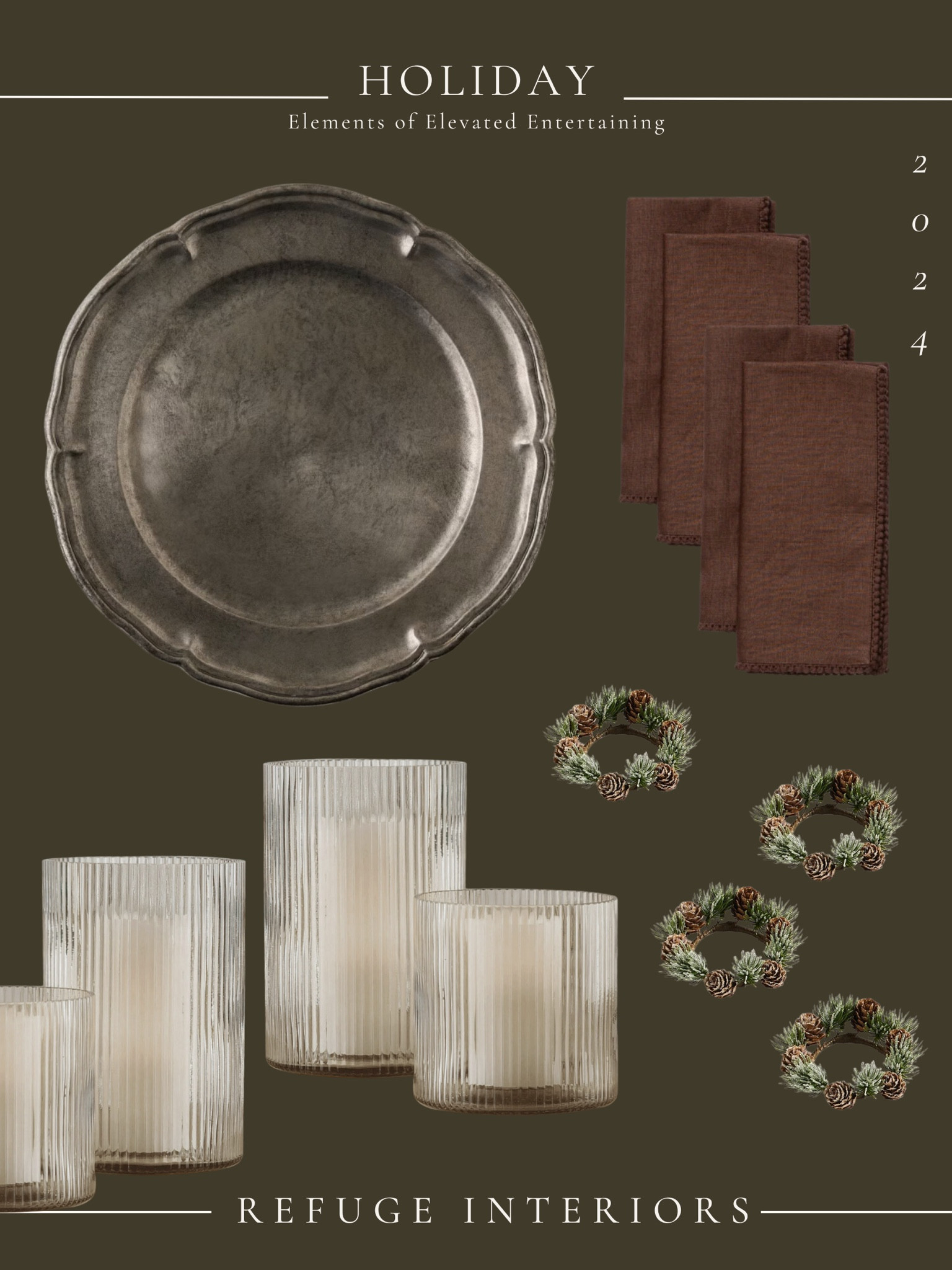 Loving these pewter chargers 🩶. They bring a touch of warmth in a fresh way. 

#LTKHome #LTKSeasonal #LTKHoliday