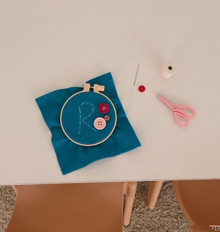 Teaching toddlers to sew 

#LTKbaby #LTKkids #LTKhome
