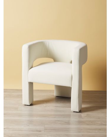 28in Round Back Cutout Accent Chair | HomeGoods