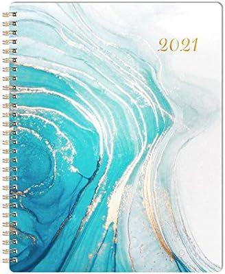 Planner 2021 - Weekly Monthly Planner with Flexible Cover, 8" x 10", Jan 2021 - Dec 2021, Check B... | Amazon (US)