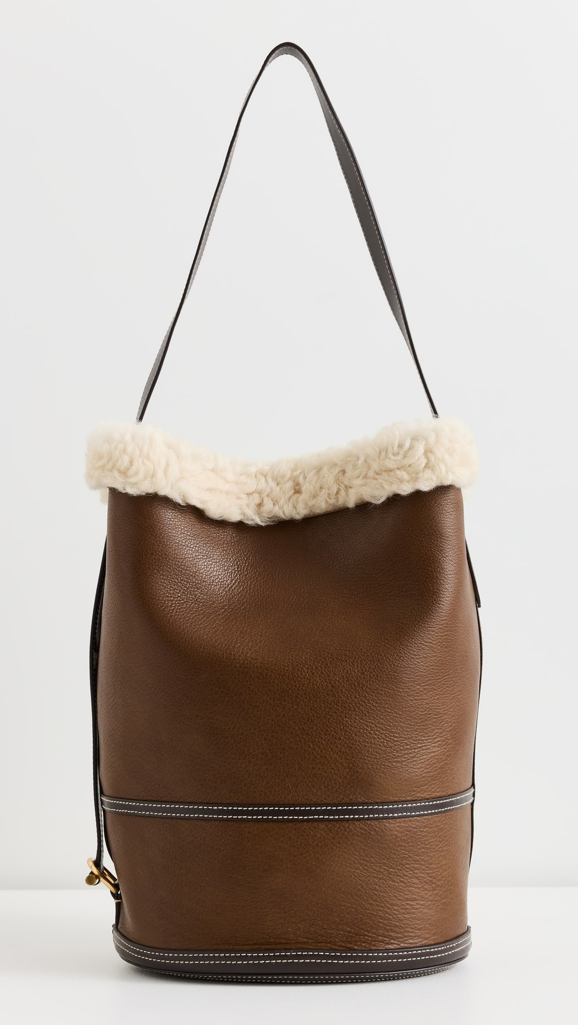 Shearling Sling Bucket Bag | Shopbop