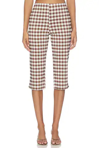 MAJORELLE Lake Capri in Brown Gingham from Revolve.com | Revolve Clothing (Global)