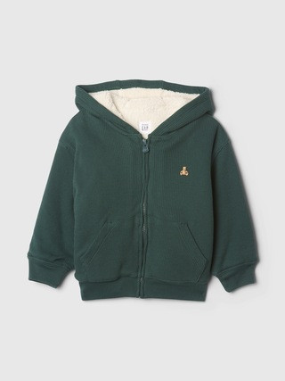 babyGap Cozy Thermal Zip Hoodie | Gap (CA)