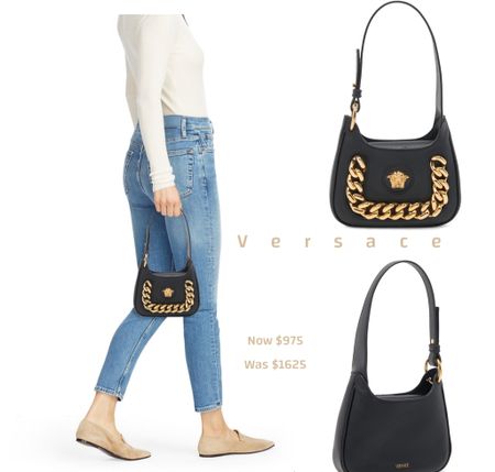 Designer purses sale!! #Versace #purse #hobobag #designerbagsale #versacesale #blackversacepurse #chicstyling #blackandgoldpurse #luxurybags

#LTKSale #LTKitbag #LTKstyletip