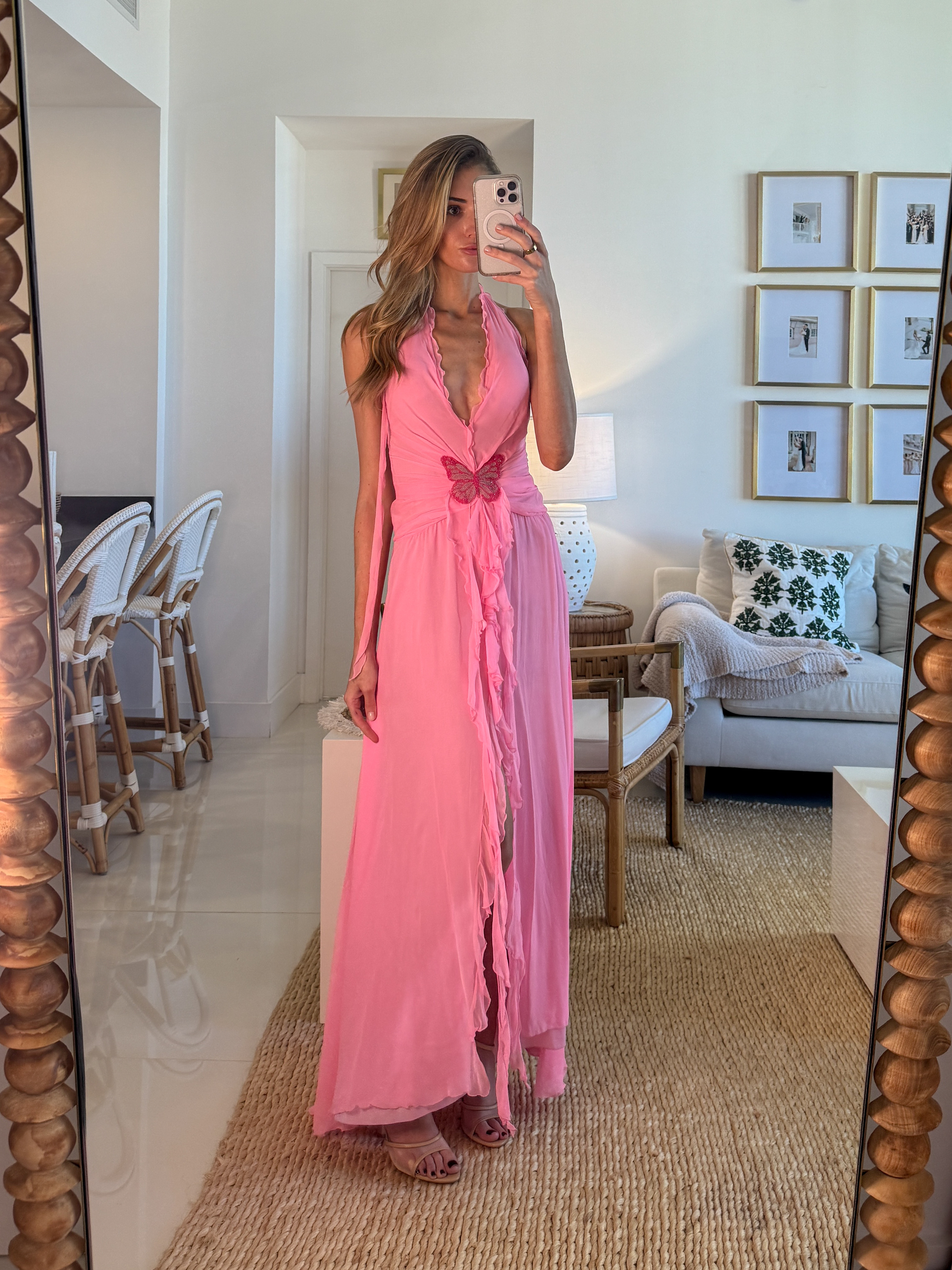 Blumarine Pink Butterfly Dress. 💫 Wearing a size 2. I'm 5'10" for reference. Tags: blumarine pink butterfly dress, blumarine pink butterfly gown, blumarine ruffle gown, blumarine butterfly gown, blumarine dress dupe, blumarine dress dupes, blumarine pink dress dupe, blumarine butterfly dress dupe, pink butterfly maxi dress, pink ruffle maxi dress, pink halter maxi dress, pink plunge maxi dress, pink slit maxi dress, pink formal dress, pink wedding guest dress, pink gala dress, pink evening gown, coquette maxi dress, y2k pink maxi dress, engagement party dress, bridal shower dress, rehearsal dinner dress, summer wedding guest dress, spring wedding guest dress, pink maxi dress, ruffle maxi dress
 

 