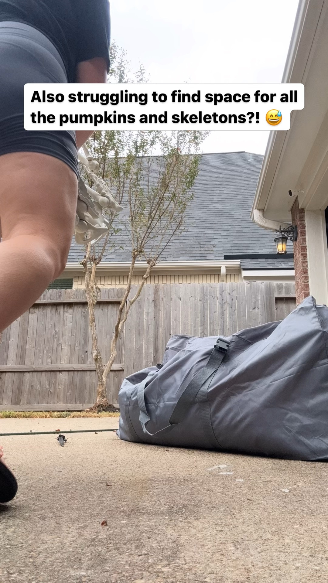 Halloween storage idea! 🎄 bags don’t have to JUST be for 🎄trees!

#LTKSeasonal #LTKHome #LTKHoliday