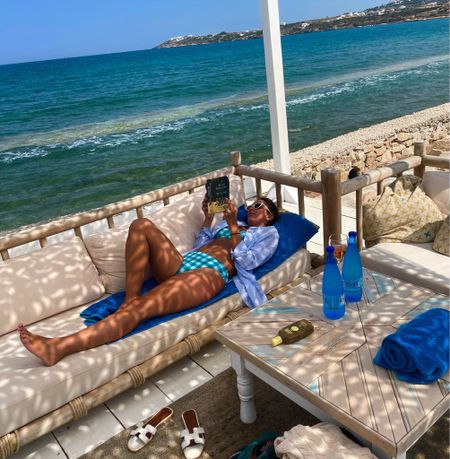 Oh yeah, hi!! This bathing suit set is under 20$. This blue and white @nastygal bathing suit fits right in with this greek backdrop! #nastygal #bathingsuit #swim #swimwear #beach #ootd #swimsuit

#LTKstyletip #LTKtravel #LTKswim