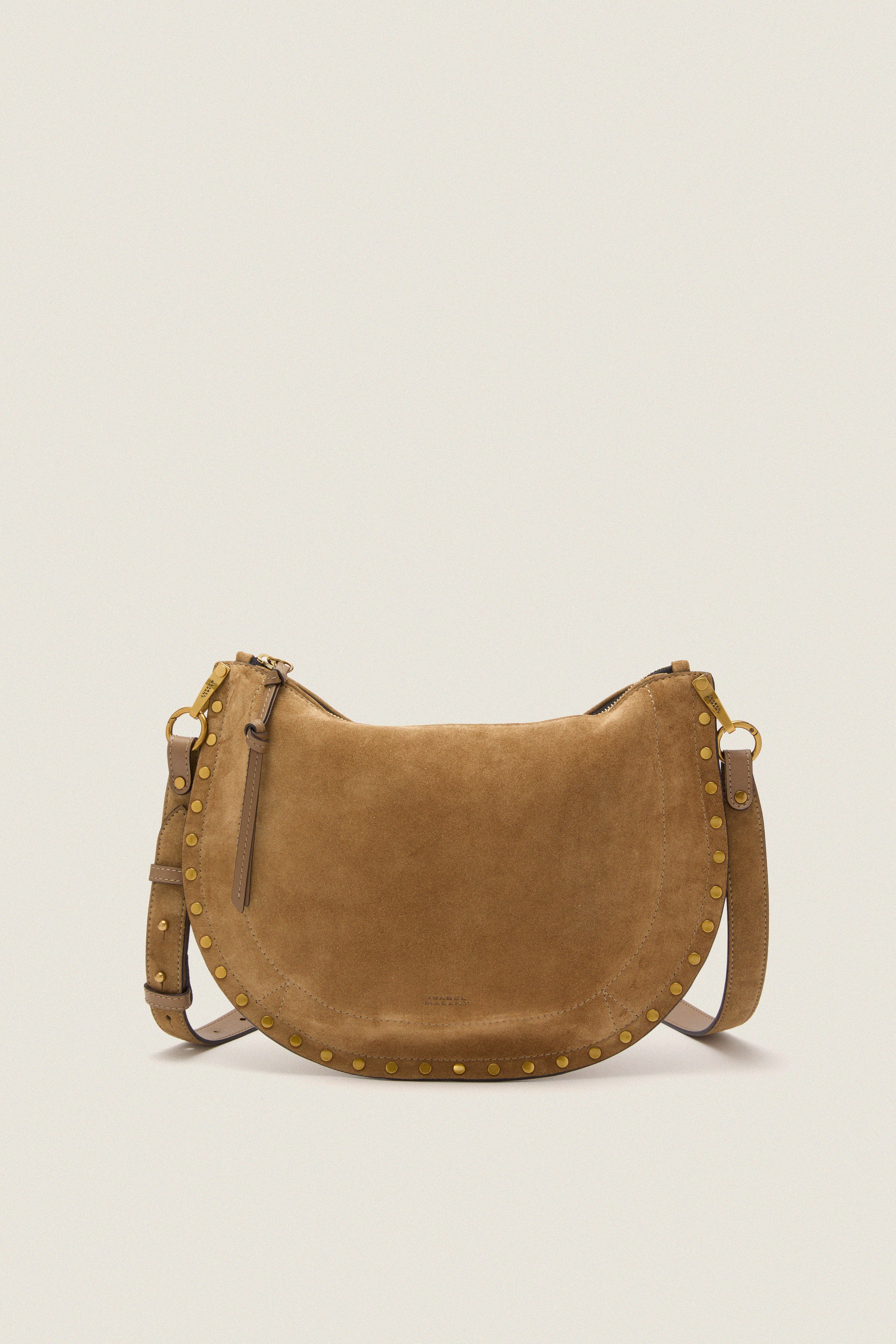 Taupe Oskan Soft Zip Shoulder Strap | Tuckernuck (US)