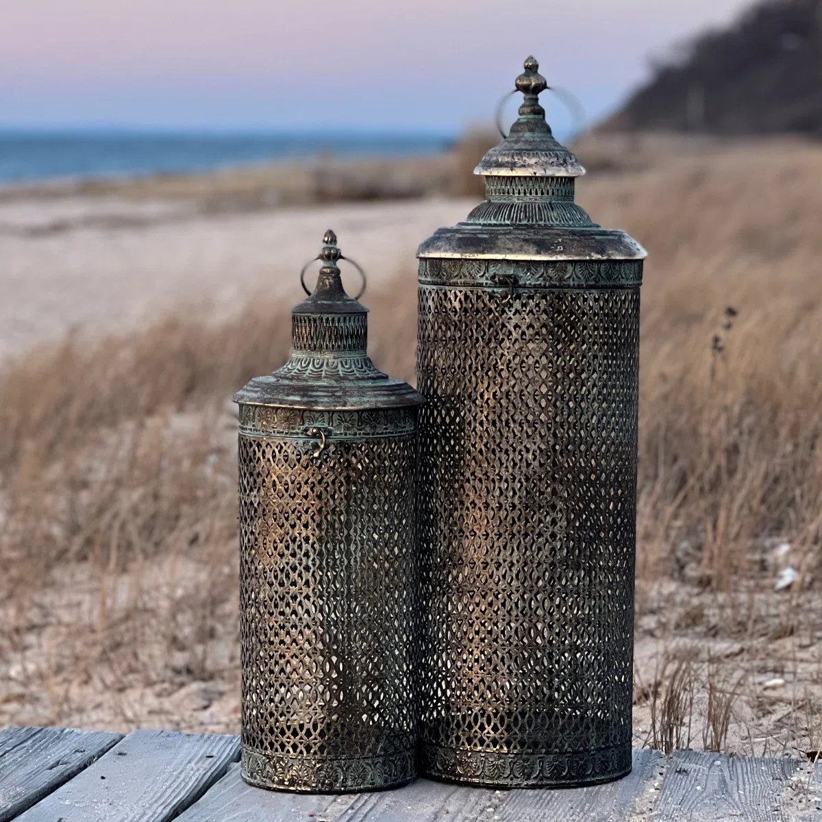 29" Oasis Candle Lanterns, Set of 2 | Wayfair North America