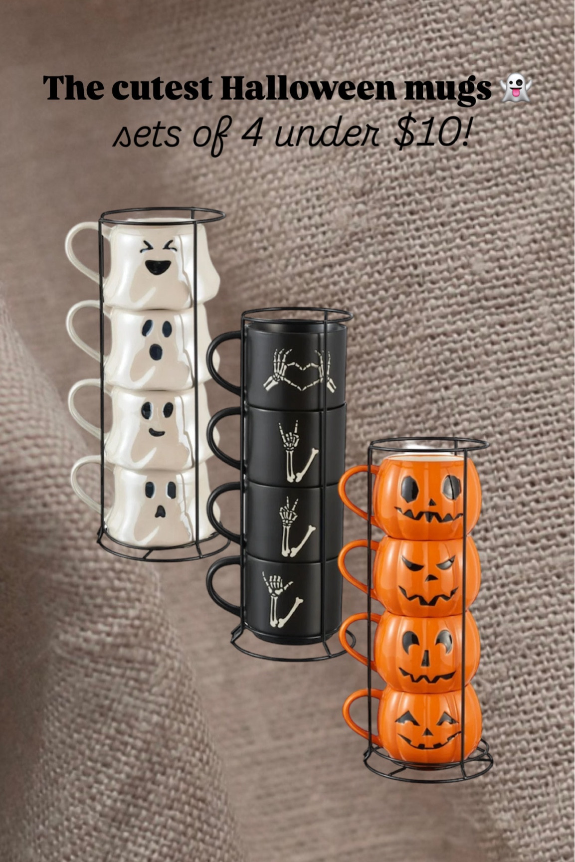 The cutest Halloween mug sets under $10! 

#LTKSeasonal #LTKHalloween #LTKHome