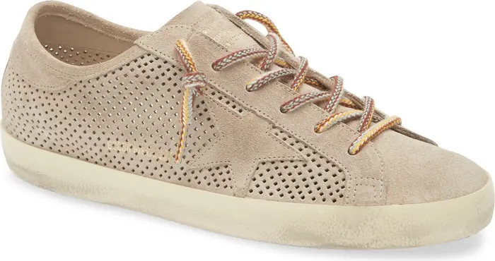 Golden Goose Super-Star Perforated Low Top Sneaker (Women) | Nordstrom | Nordstrom