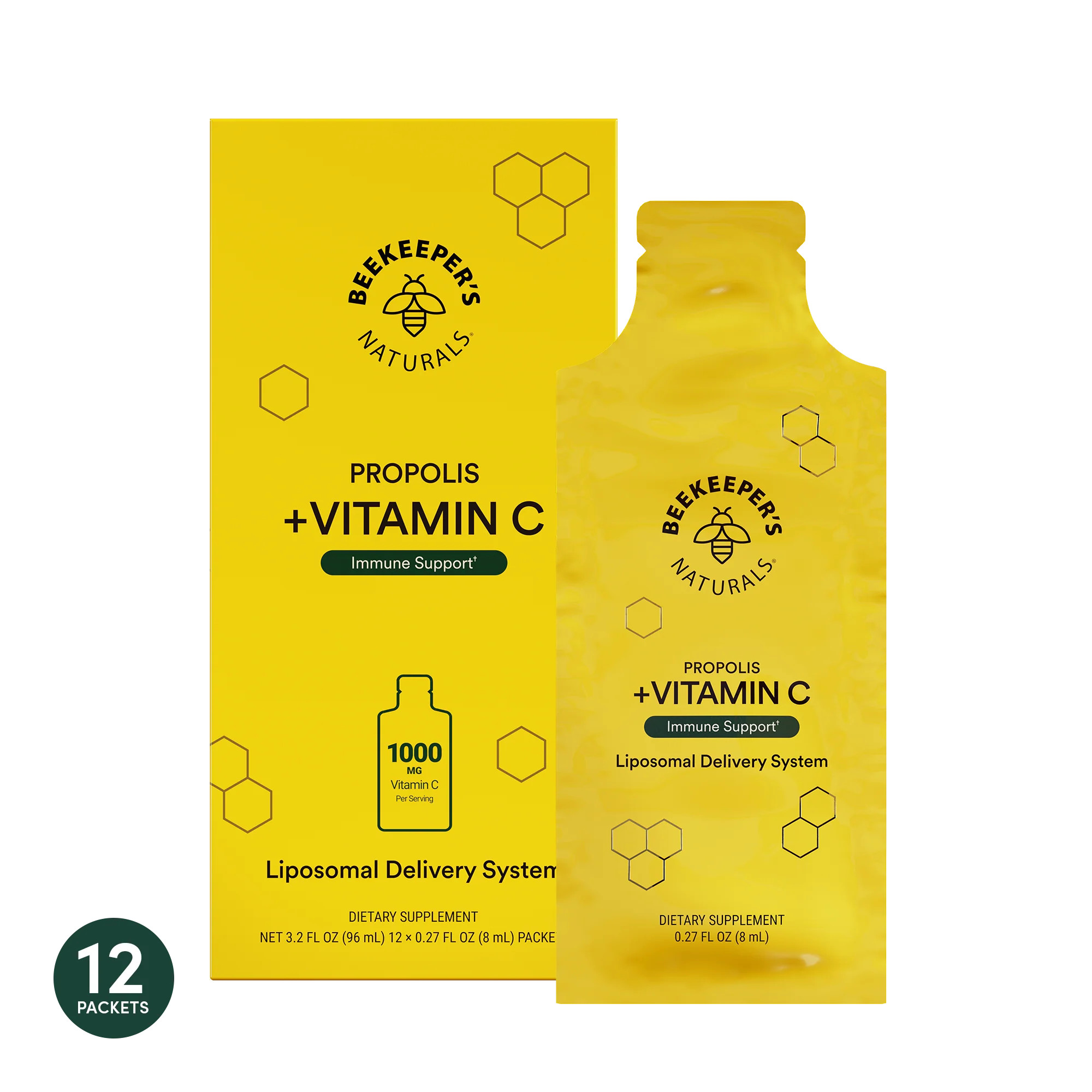 Propolis + Vitamin C Liposomal | Beekeepers Natural's