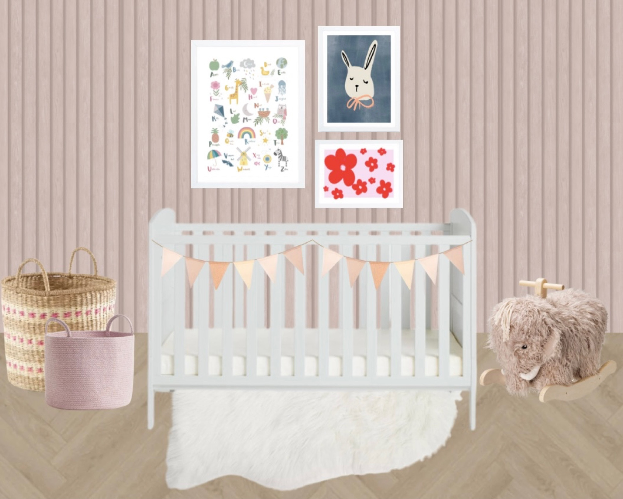 Pink Nursery Design 🩷🐇 

#nursery #nurserydesign #nursetyinspo #baby #babyinspo #pinknursery #home #homedecor #homeinspo 

#LTKhome #LTKstyletip #LTKbaby