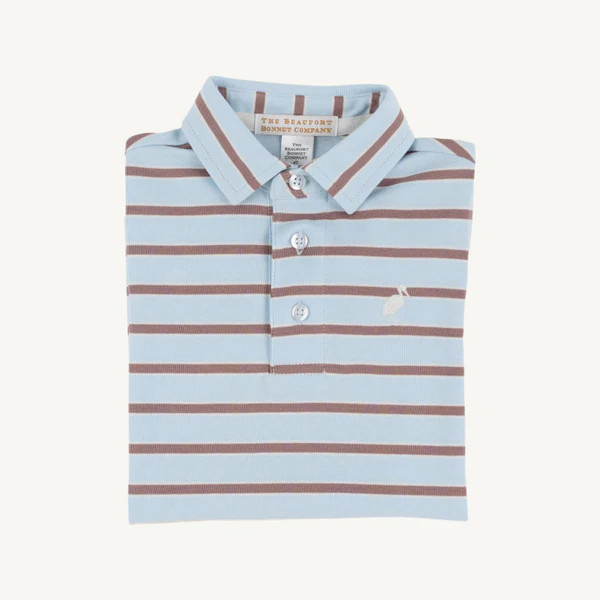 Prim & Proper Polo & Onesie - Nantucket Navy with Worth Avenue White S | The Beaufort Bonnet Company