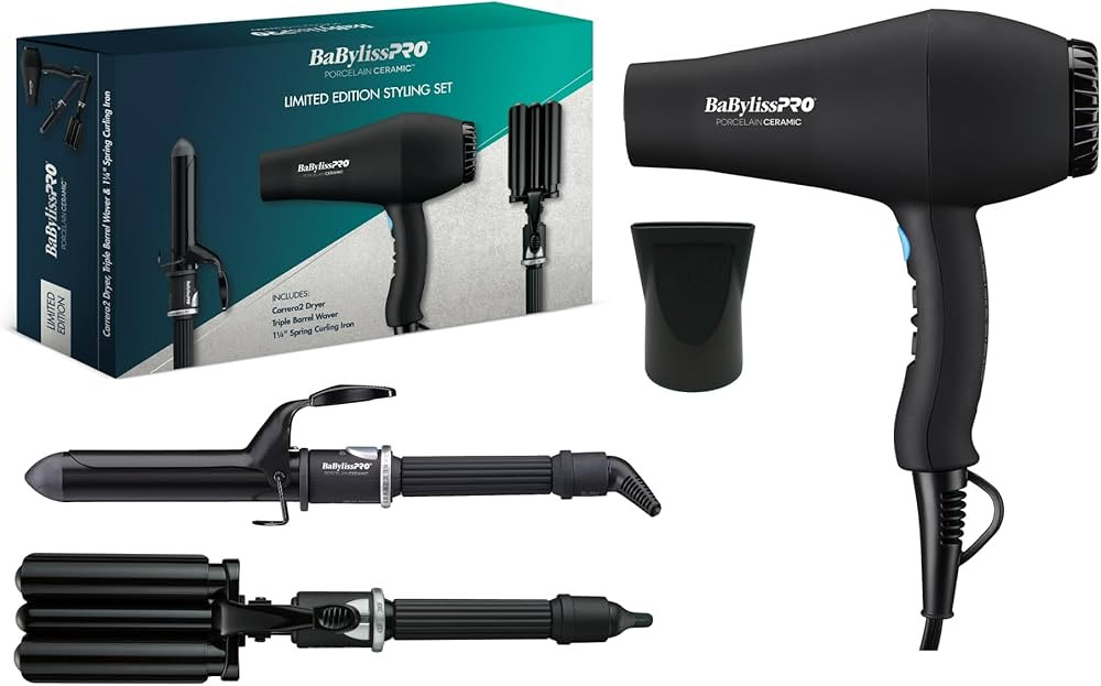 BaBylissPRO Porcelain Ceramic Carrera Professional Hair Dryer Professional Dryer Prepack | Amazon (US)