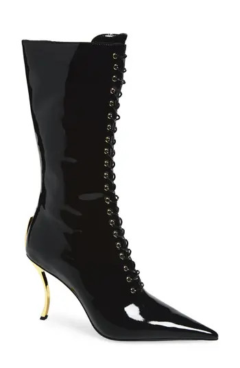 Jeffrey Campbell Pointed Toe Boot in Black Patent at Nordstrom Rack, Size 7 | Nordstrom Rack