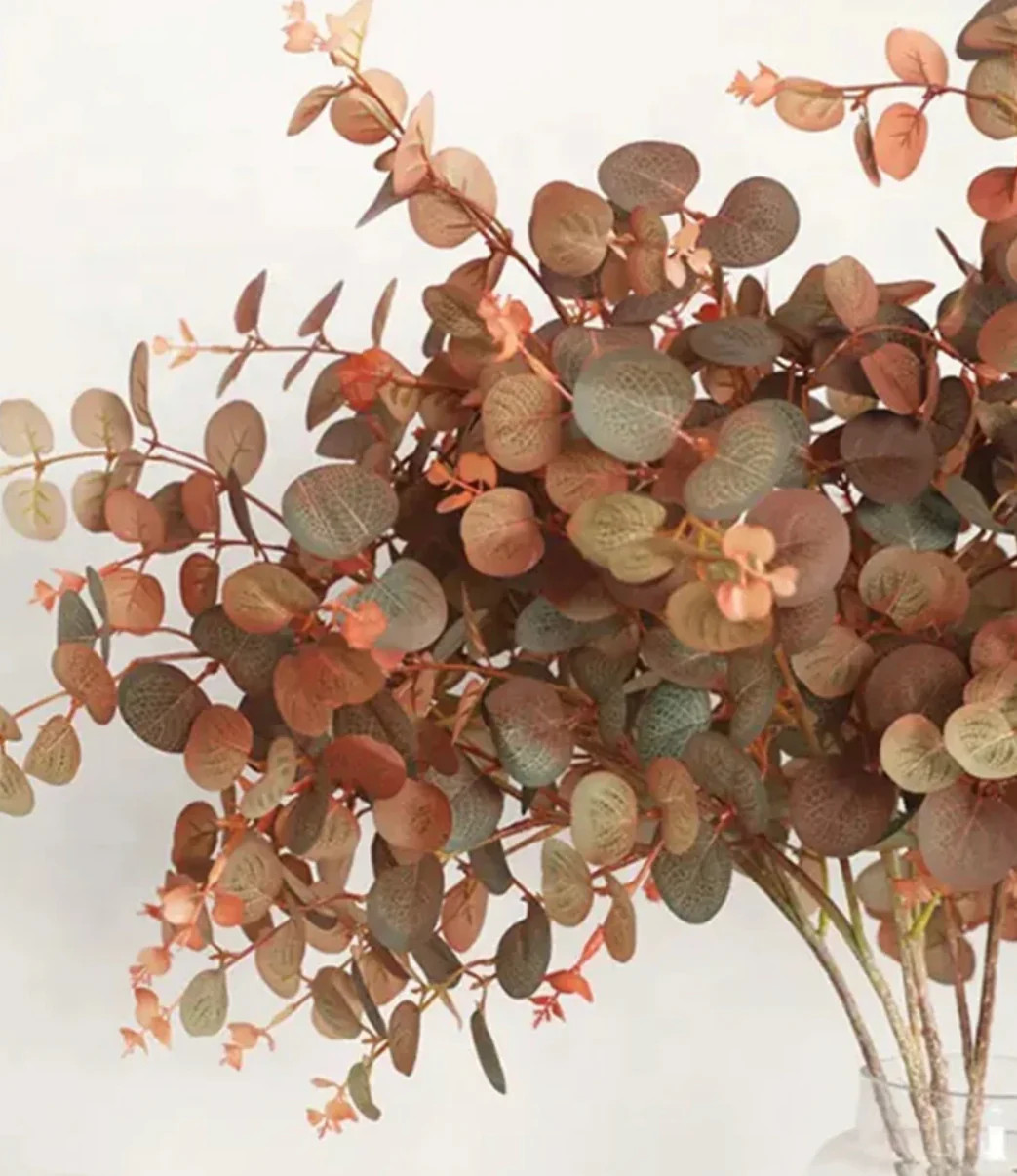 Artificial Autumn Eucalyptus Stems | Journey Decor