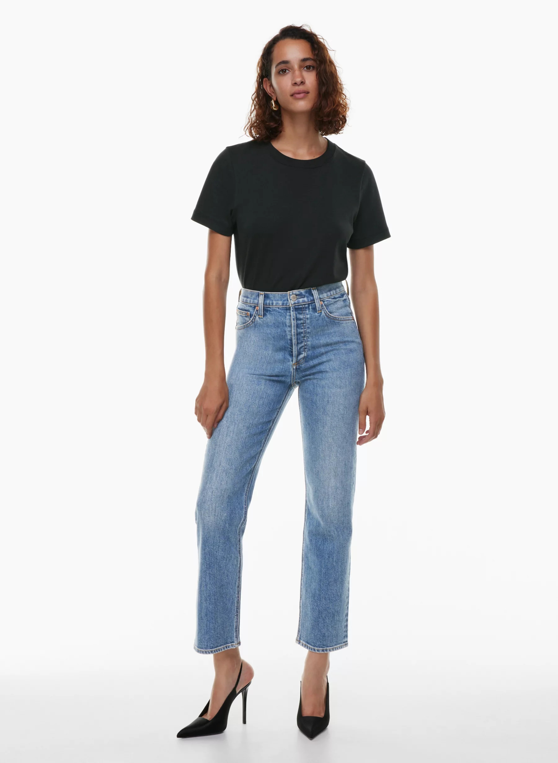 THE ARLO HI-RISE STRAIGHT JEAN | Aritzia