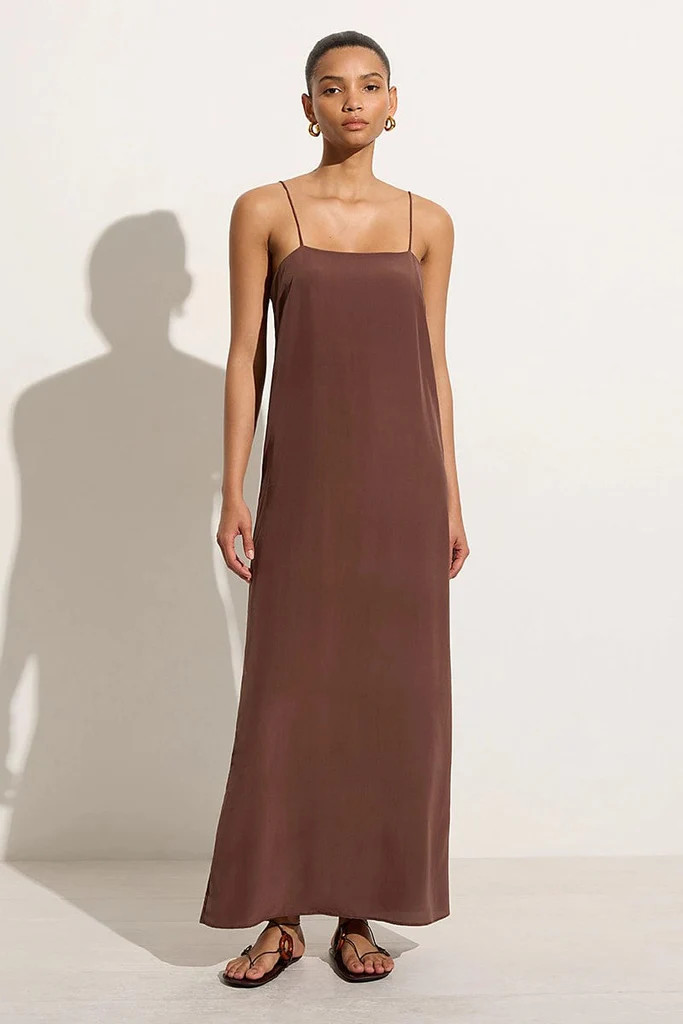 Muni Maxi Dress Tobacco | Faithfull (AU)