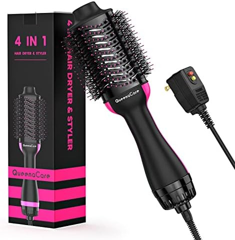 Hair Dryer Brush, Upgraded Blow Dryer Brush 4 in 1 Negative Ion Hot Air Brush, Volumizer Blowout ... | Amazon (US)