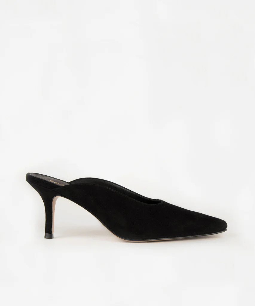 Brandy Mule - Black | Pelle Moda