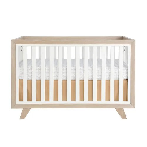 Second Story Home Wooster 3-in-1 Convertible Crib, Almond/White | Walmart (US)