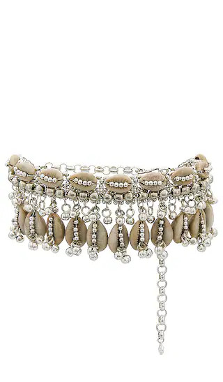 Lakshmi Choker in Silver | Revolve Clothing (Global)
