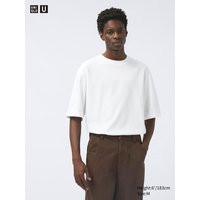 Uniqlo - Airism Cotton Oversized Crew Neck T-shirt - White | UNIQLO (UK)