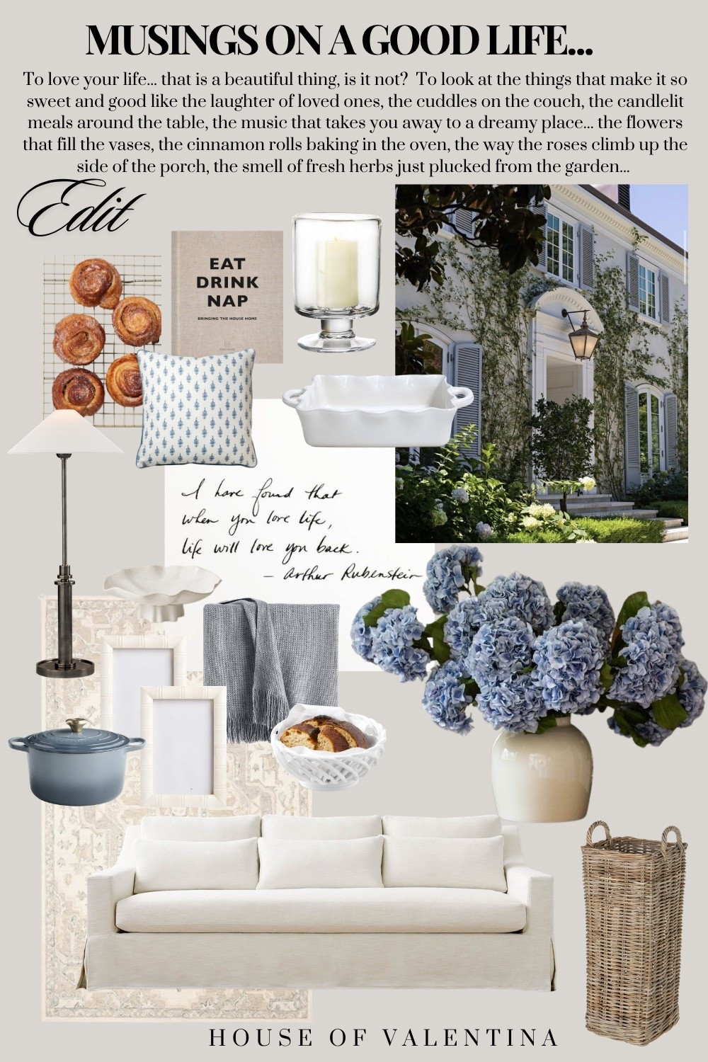 To love your life... that is a beautiful thing, is it not?  To look at the things that make it so sweet and good like the laughter of loved ones, the cuddles on the couch, the candlelit meals around the table, the music that takes you away to a dreamy place... the flowers that fill the vases, the cinnamon rolls baking in the oven, the way the roses climb up the side of the porch, the smell of fresh herbs just plucked from the garden... 

#LTKHome #LTKSeasonal #LTKdayinmylife