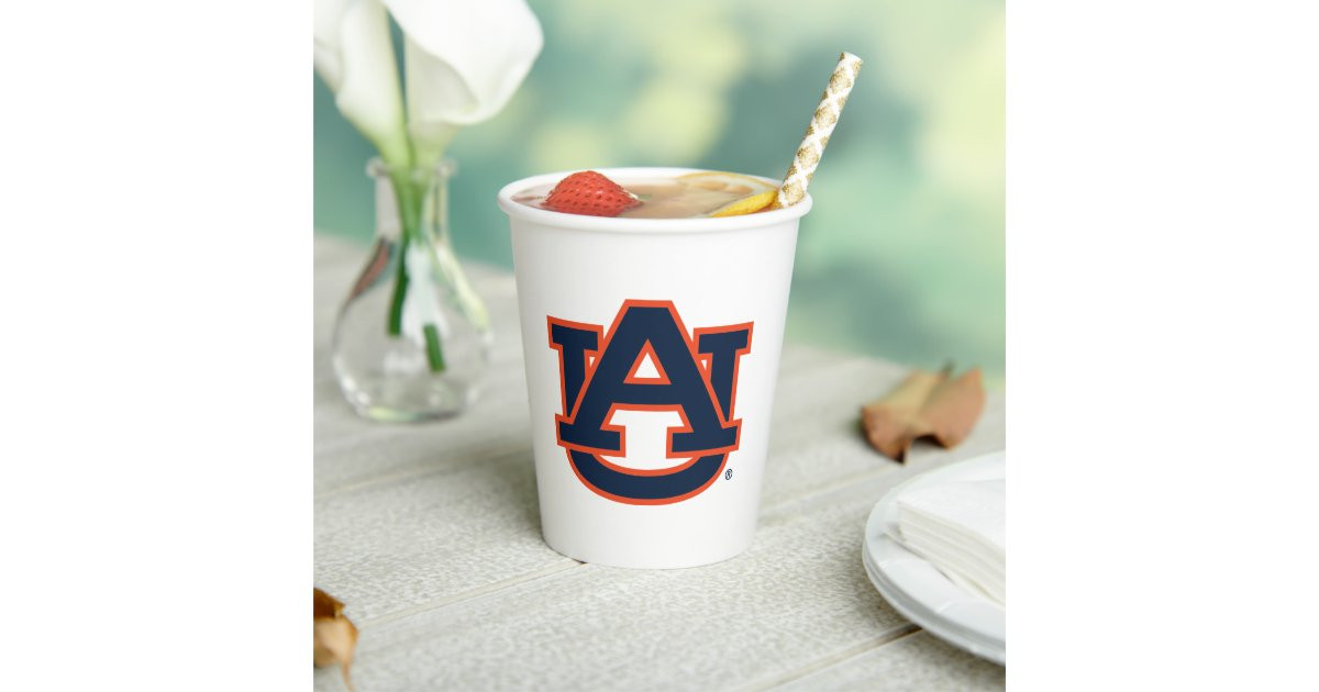 Auburn University | Auburn UA Logo Paper Cups | Zazzle | Zazzle