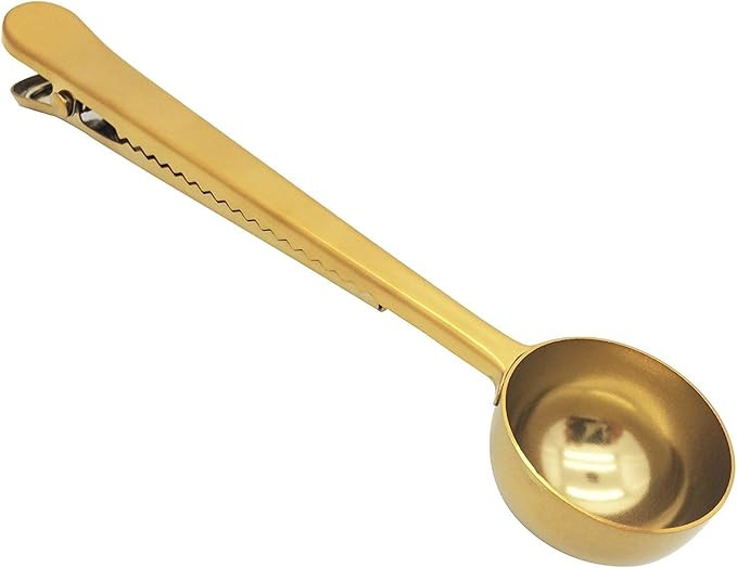 Coffee Scoop, Stainless Steel Golden Multi Function Coffee Measuring Spoon，Great Measuring Coff... | Amazon (US)