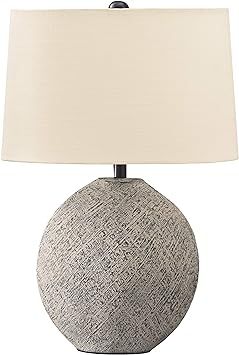 Signature Design by Ashley - Harif Paper Table Lamp - Casual - Textured Base - Beige | Amazon (CA)
