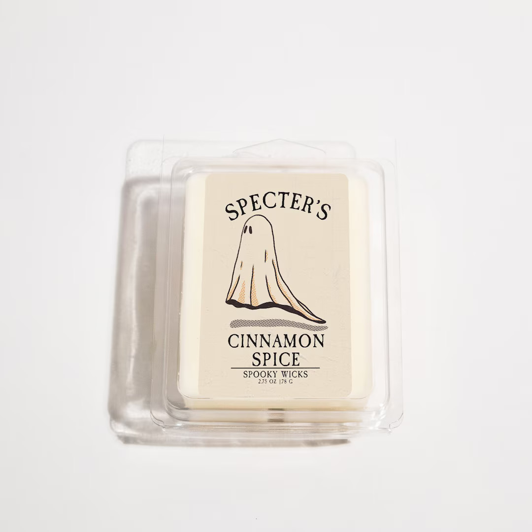 Specter's Cinnamon Spice Wax Melt Spooky Wicks Retro Halloween Wax Melts Fall Wax Melts Scented S... | Etsy (US)