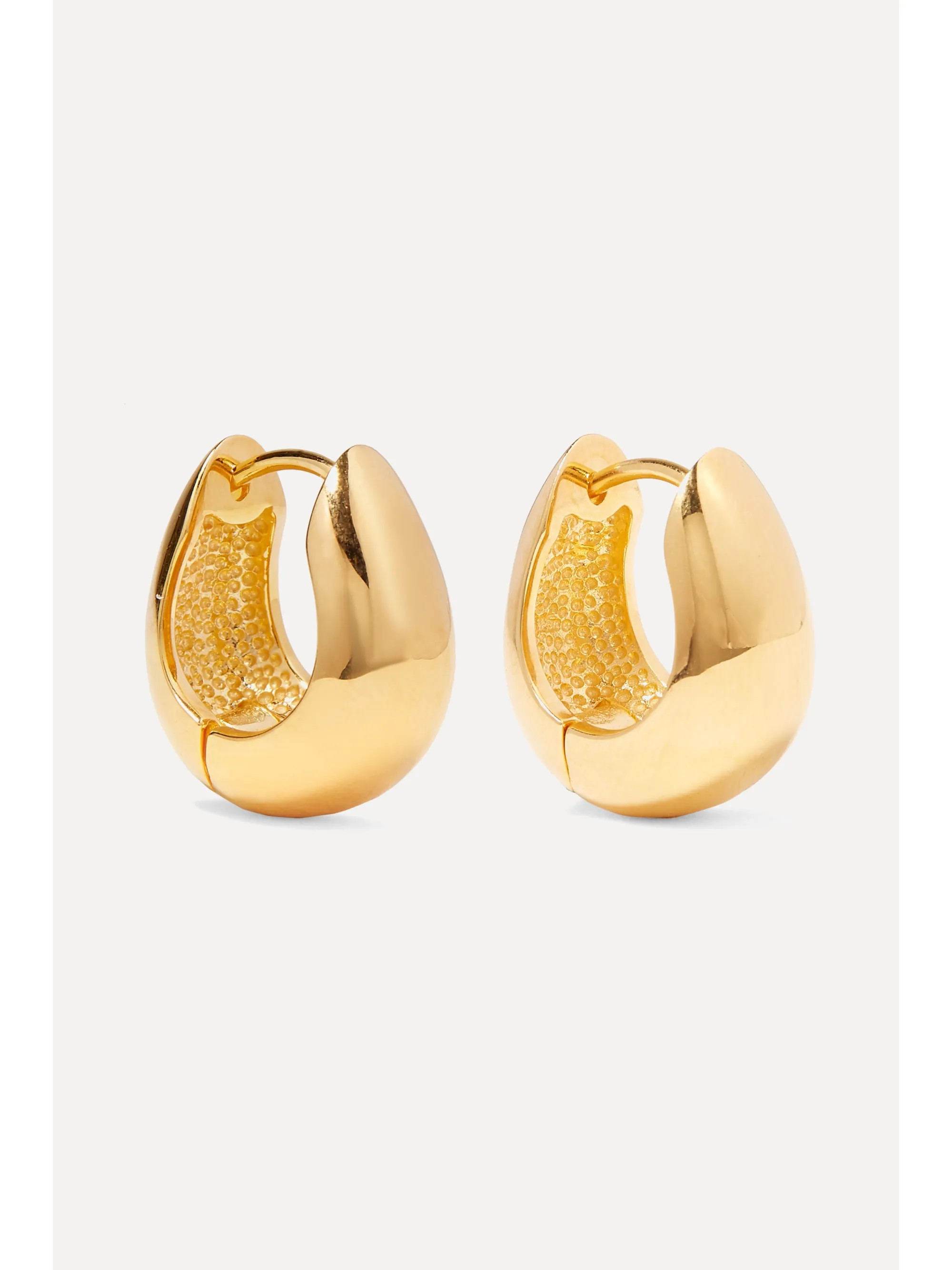 Gold Gold vermeil hoop earrings | Sophie Buhai | NET-A-PORTER | NET-A-PORTER (UK & EU)