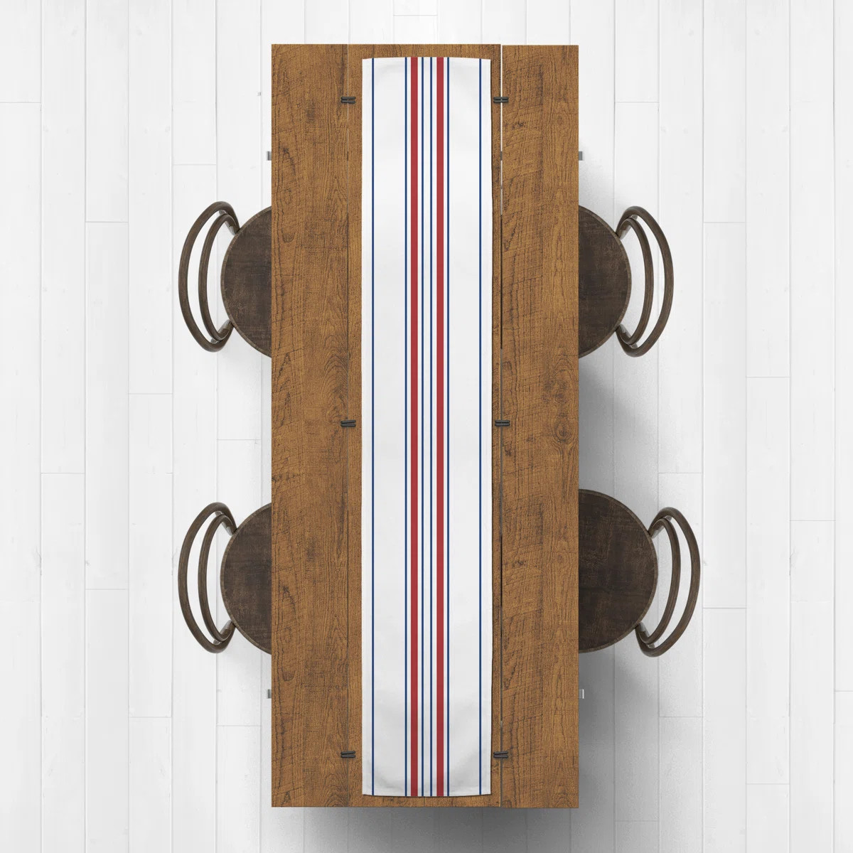 Dave Striped Cotton Blend Table Runner | Wayfair North America