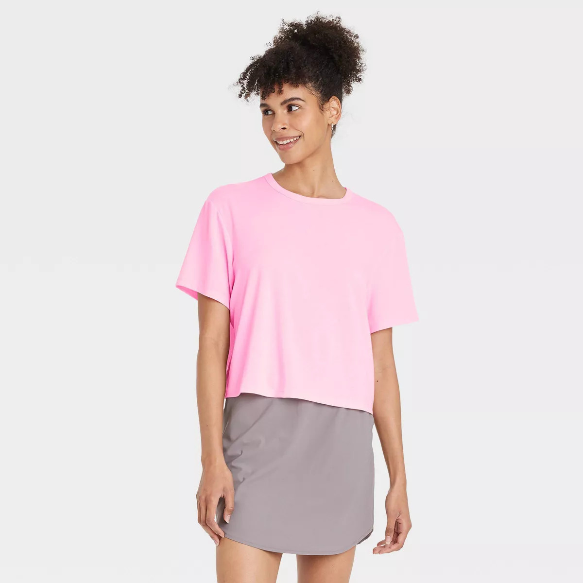 Women's Beyond Ease Crewneck Short Sleeve T-Shirt - All In Motion™ | Target
