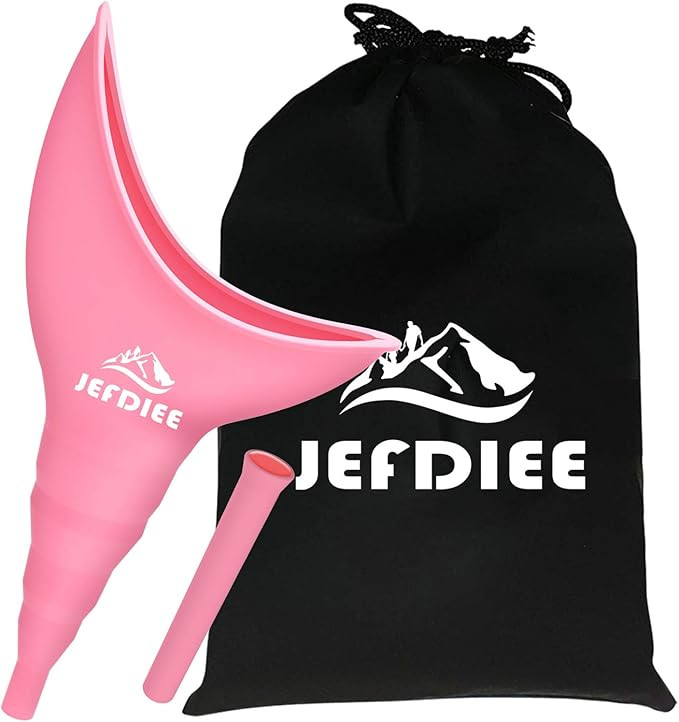 JefDiee Female Urination Device,Silicone Pee Funnel for Women,Female Urinal Women Pee Funnel Allo... | Amazon (US)