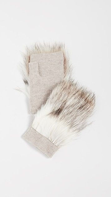 Faux Fur Fingerless Gloves | Shopbop