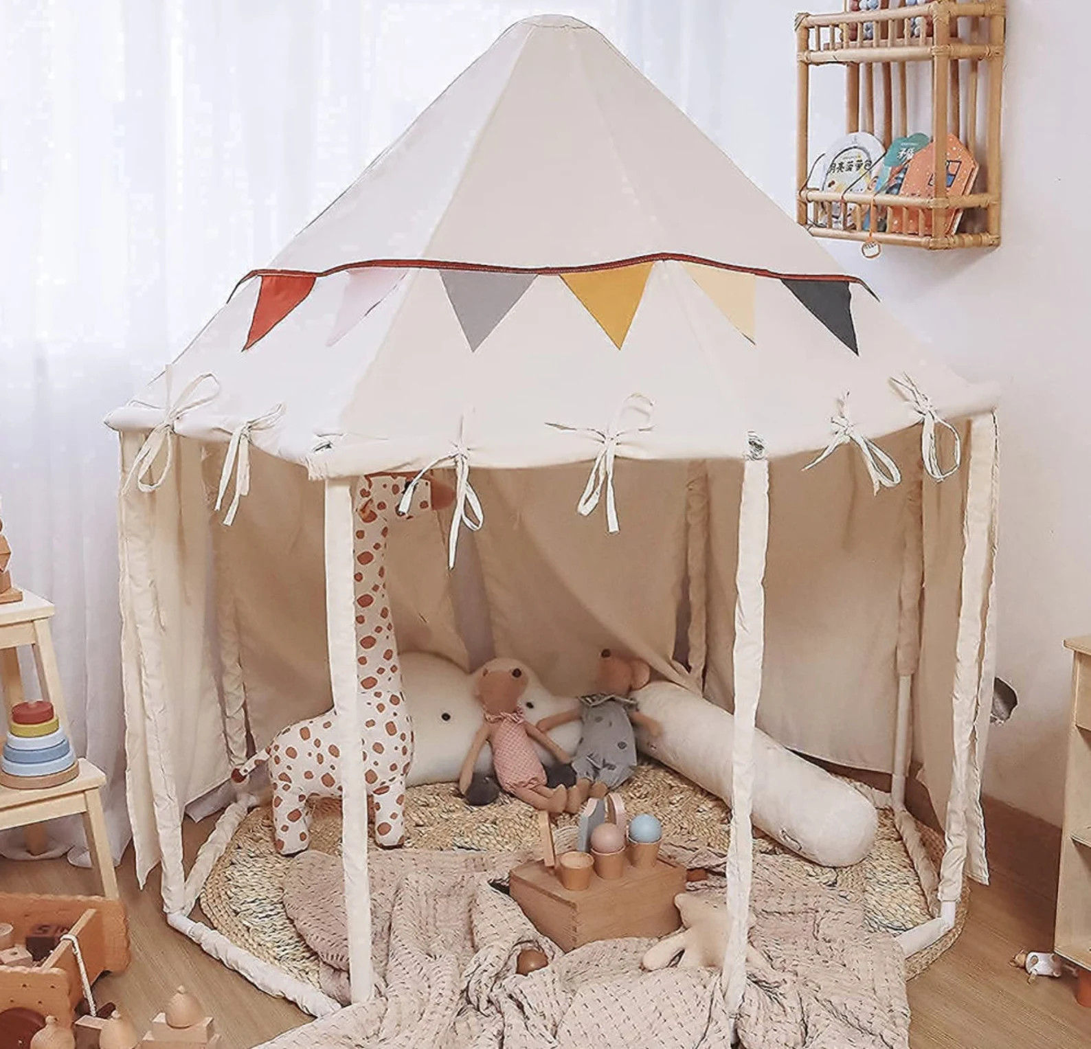 Kids Play Tents Princess Castle Tent for Girls Boys Toddler Octagon Large Playhouse Indoor Outdoo... | Etsy (US)