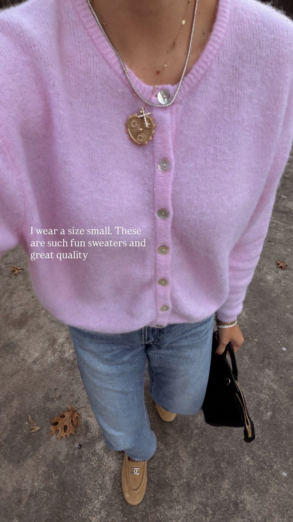 Winter Cardigan— Size Small // Winter Outfits // Sweaters Under $250 // Winter Fashion // Barrel Jeans // Chanel Loafers 

#LTKootd #LTKSeasonal