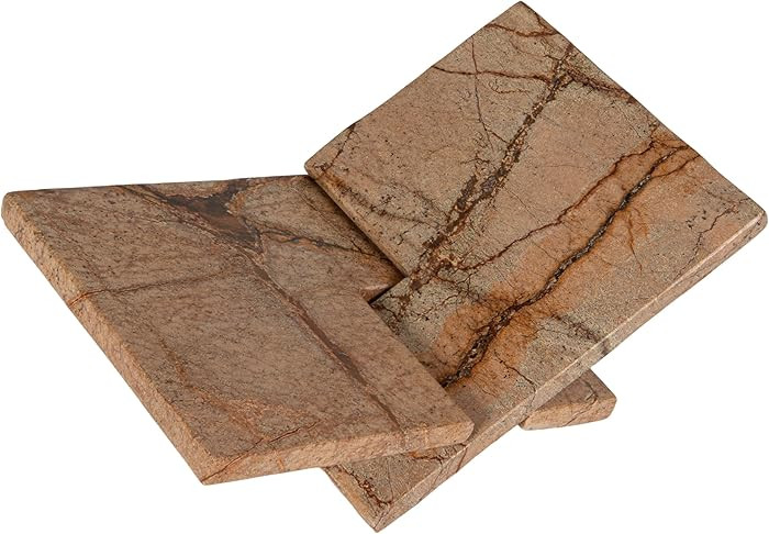 Bloomingville Decorative Marble Book Holder, Forest Brown | Amazon (US)