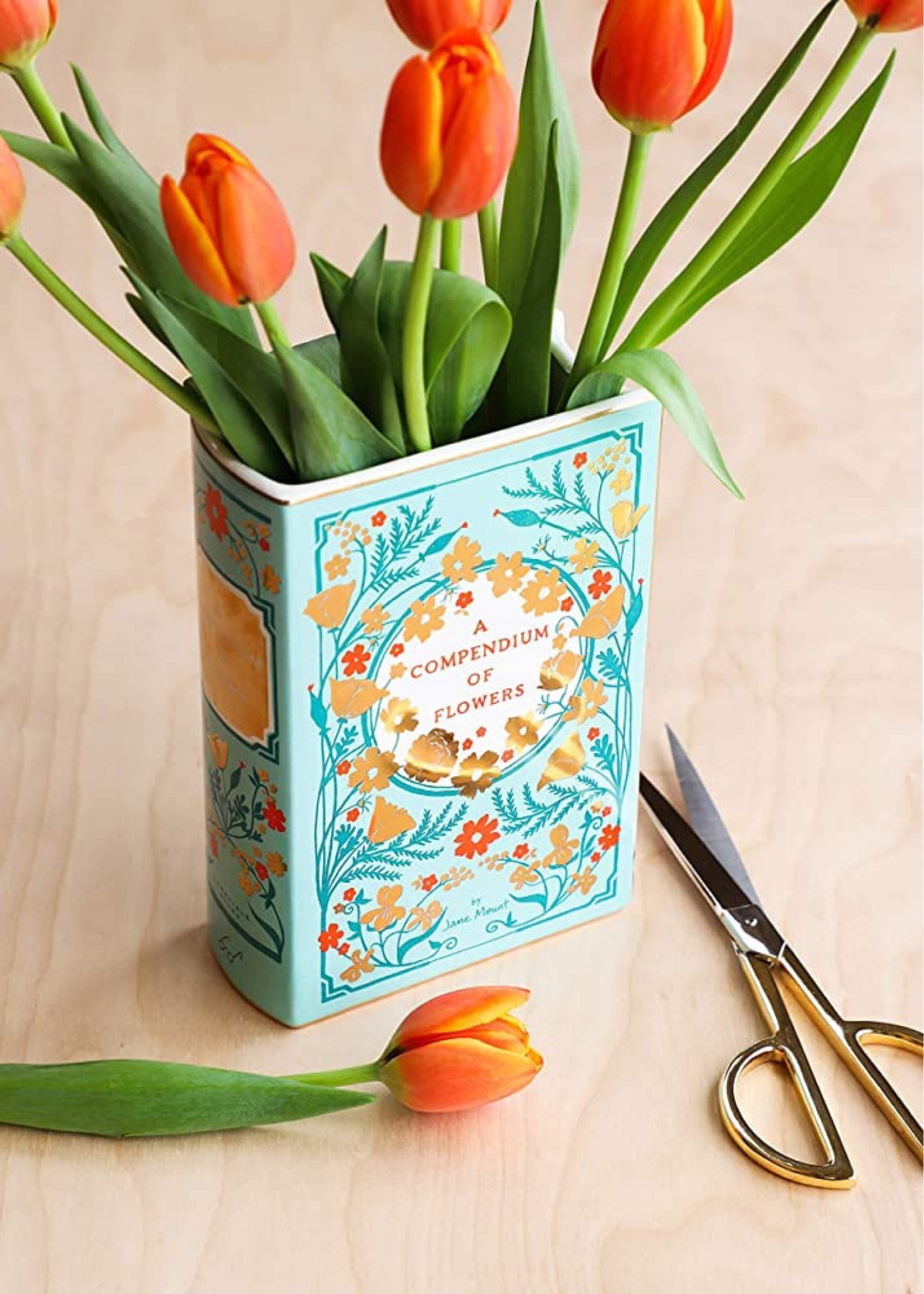 Jane Mount
Bibliophile Ceramic Vase: A Compendium of Flowers: A Compendium of Flowers (Flower Vase, Ceramic Vase for Book Lovers, Gift Idea for Book Lovers)

#LTKU #LTKFind #LTKhome