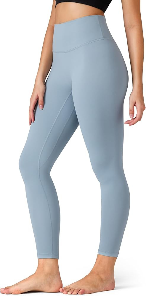 Colorfulkoala Dreamlux No Front Seam Leggings for Women 25"/28" Inseam, High Waisted Buttery Soft... | Amazon (US)