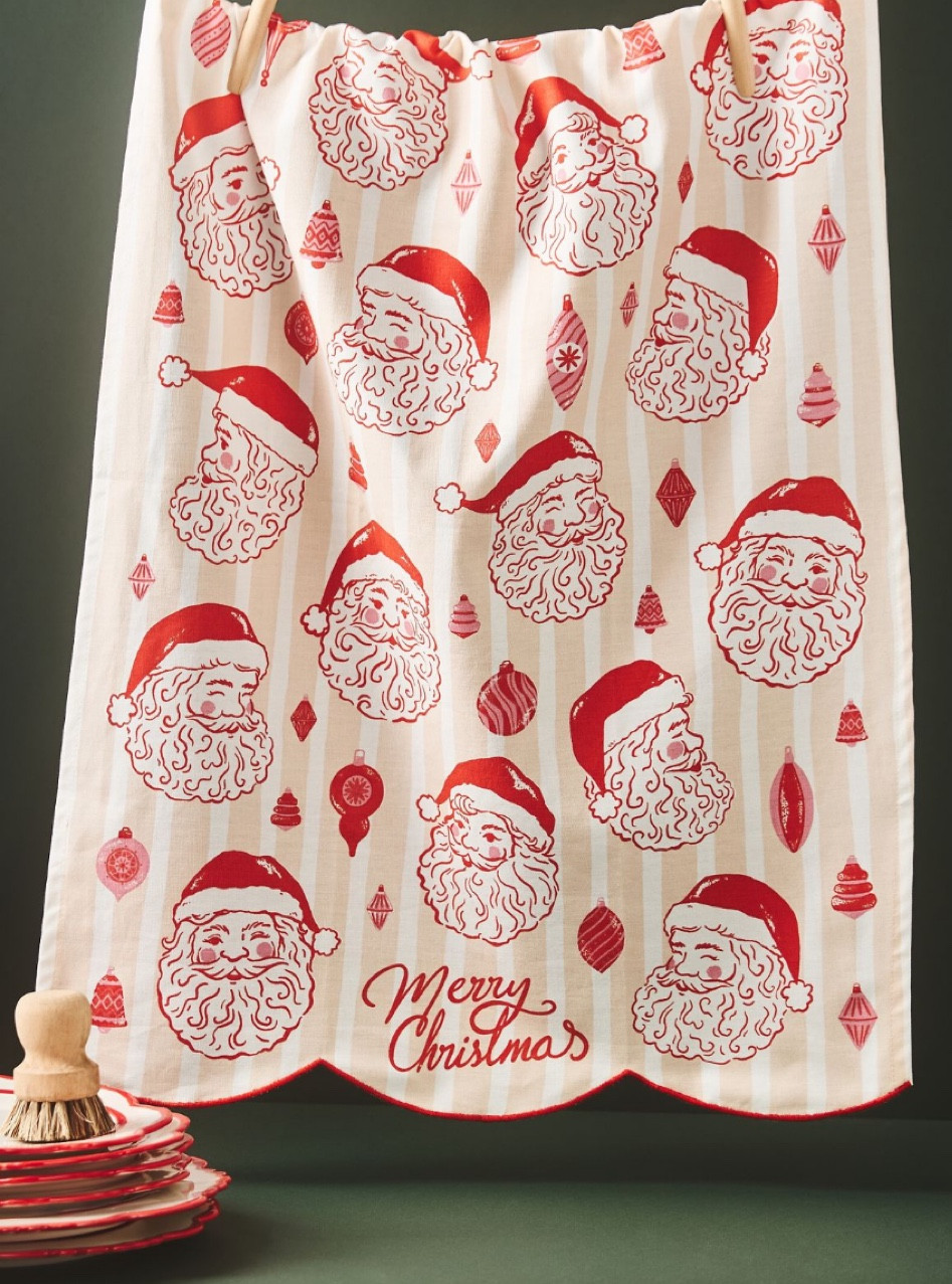 Santa 🎅🏼 dish towel!

#LTKSeasonal #LTKHome #LTKNYFW