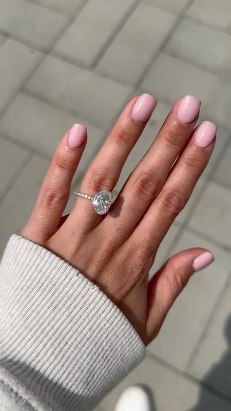 Oval cut faux diamond engagement ring for under $60! Perfect alternative for traveling or water activities to keep your real ring safe at home!



#LTKGiftGuide #LTKstyletip