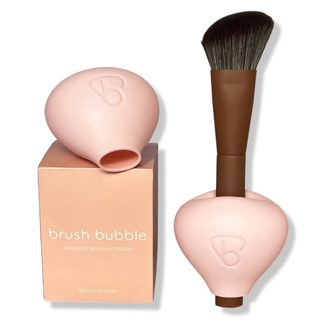 Original Brush Bubble Silicone Makeup Brush Covers for Travel, A Storage & Organizer Case for Bru... | Amazon (US)