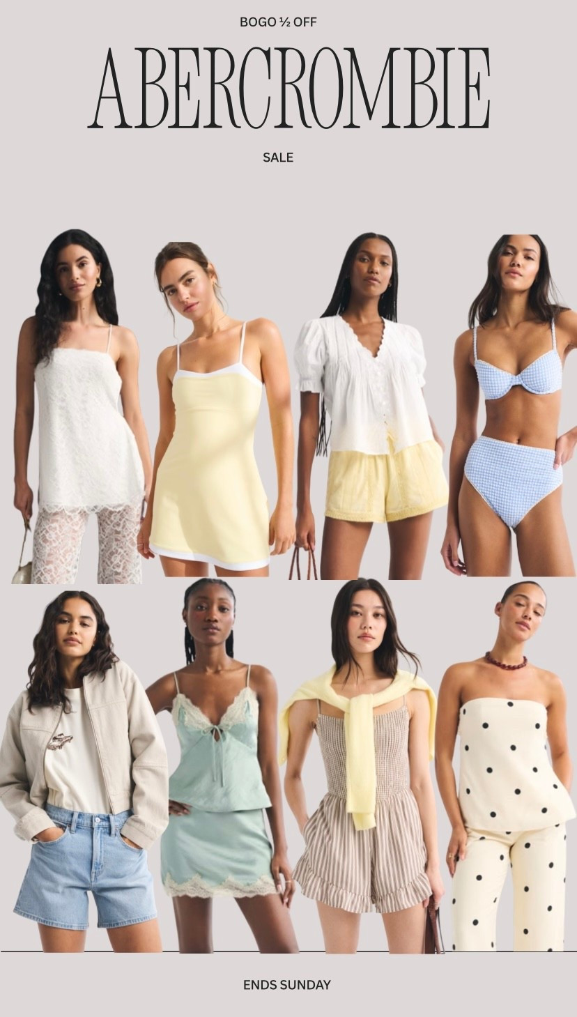 @abercrombie is BOGO 1/2 off this weekend! Shop my picks!


#LTKSaleAlert #LTKMidsize #LTKSwim