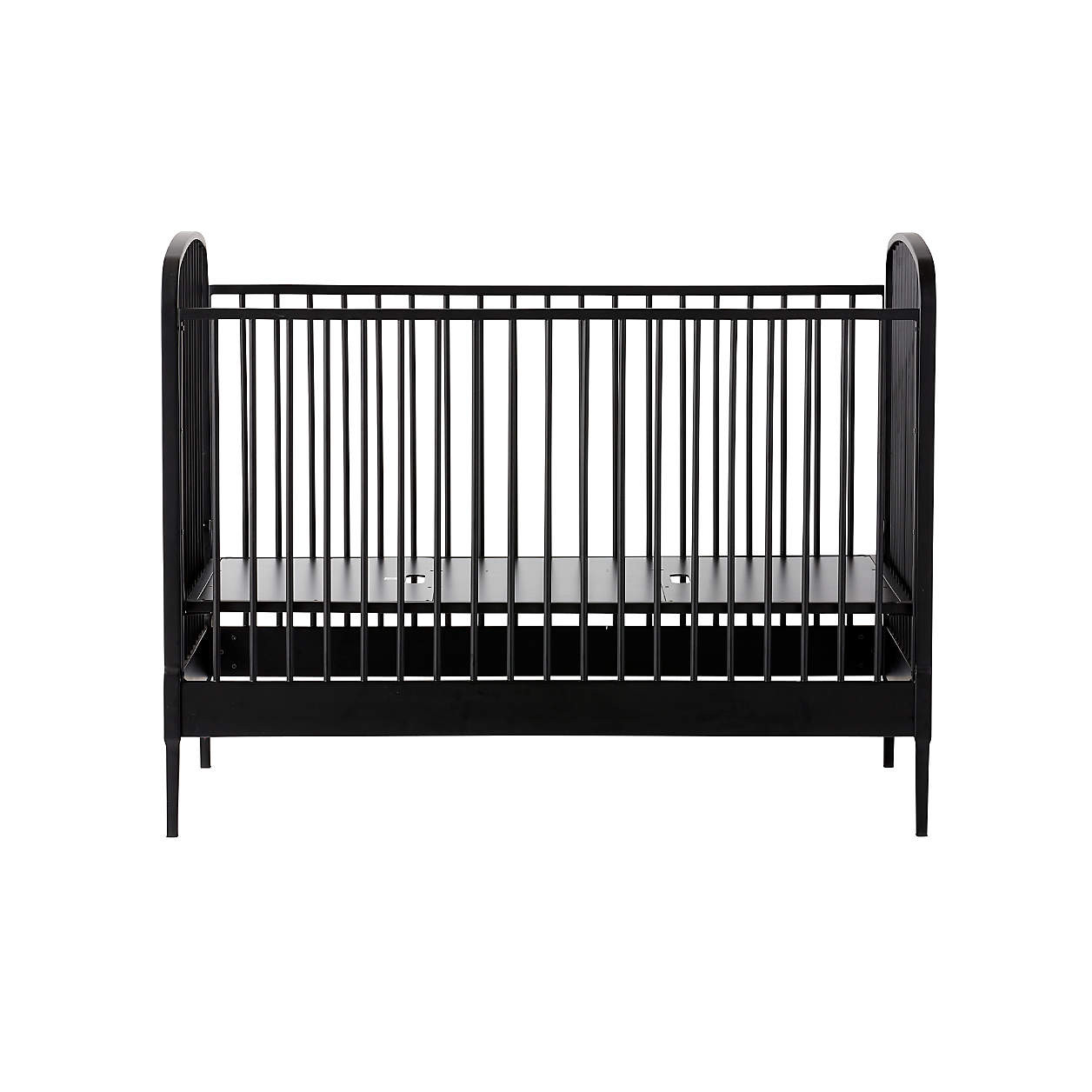 Larkin Black Metal Crib + Reviews | Crate and Barrel | Crate & Barrel